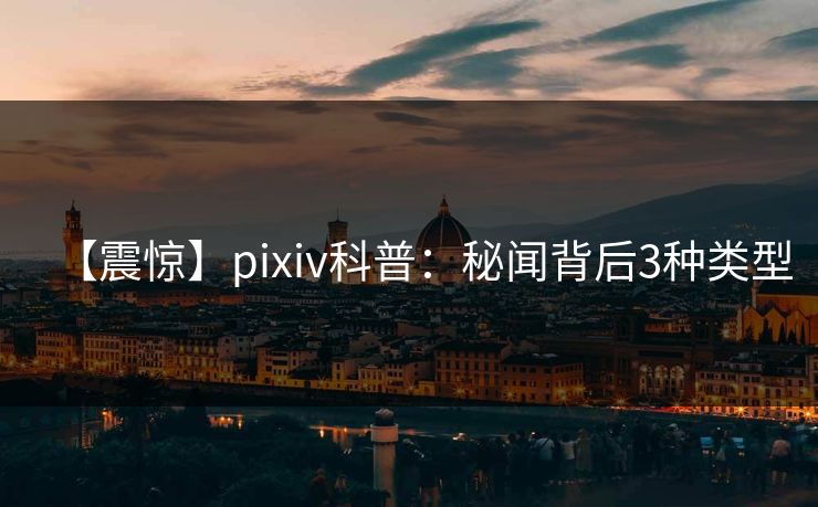 【震惊】pixiv科普:秘闻背后3种类型 【震惊】pixiv科普:秘闻背后3种类型