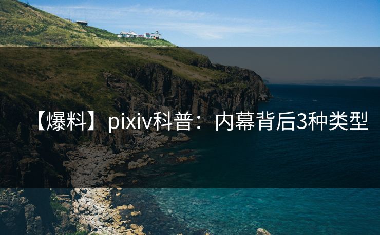 【爆料】pixiv科普:内幕背后3种类型 【爆料】pixiv科普:内幕背后3种类型